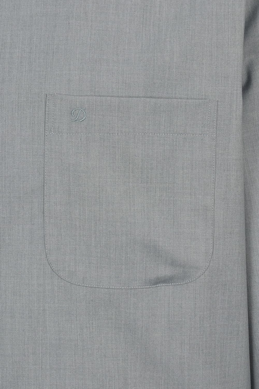 [LAST SIZE] 솔리드 라이크 배색 포인트 112 비즈니스 셔츠 그레이