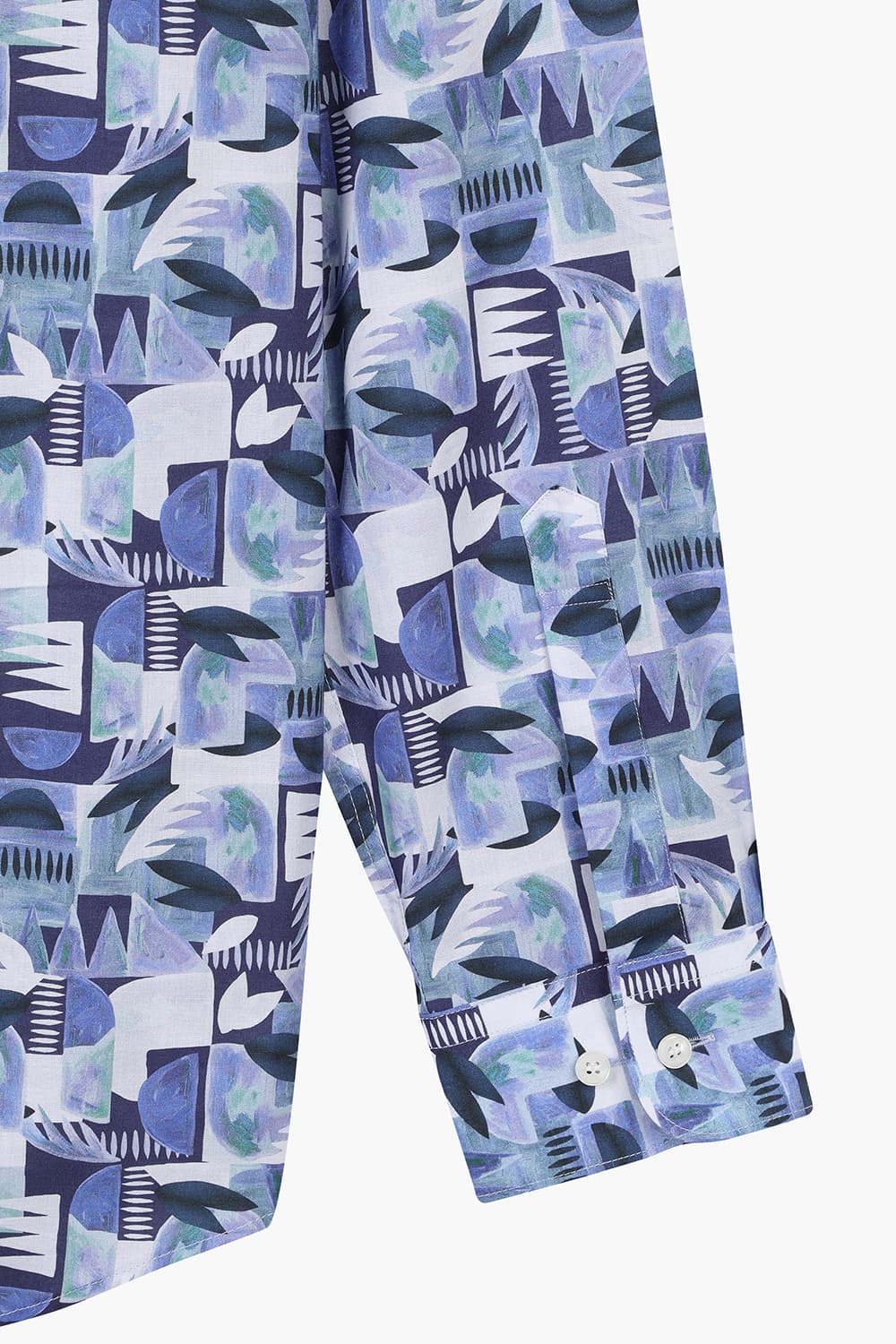 [LAST SIZE] 몬티 프린트 509 비즈니스 셔츠 블루