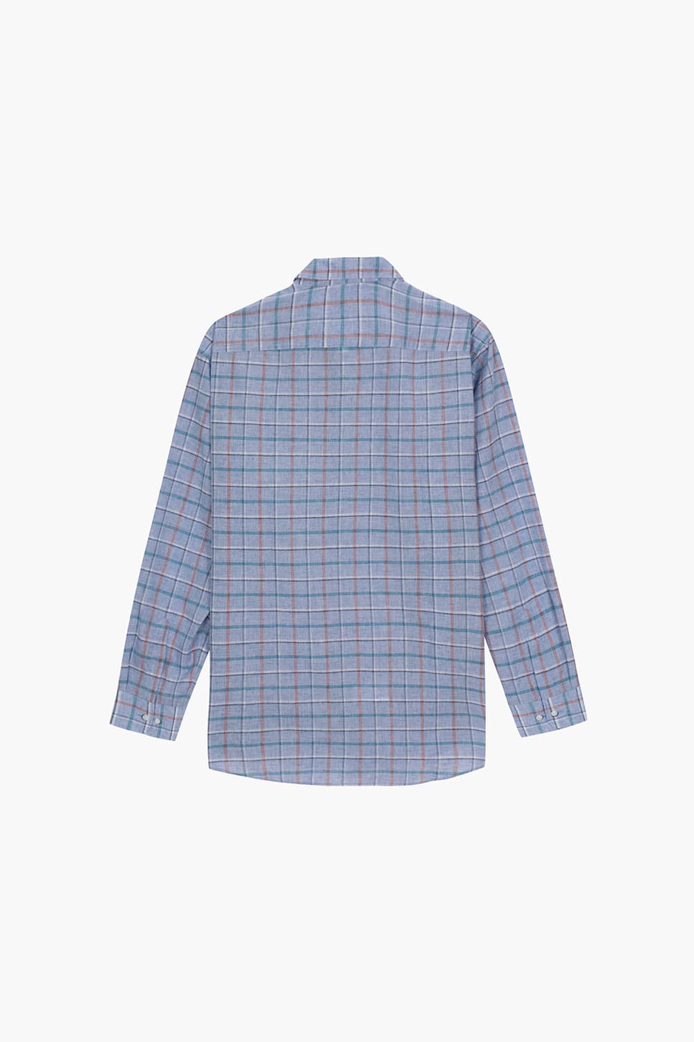 [LAST SIZE] 린넨 윈도우 빅체크 169 비즈니스 셔츠 블루