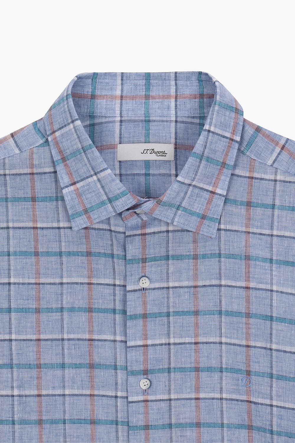 [LAST SIZE] 린넨 윈도우 빅체크 169 비즈니스 셔츠 블루