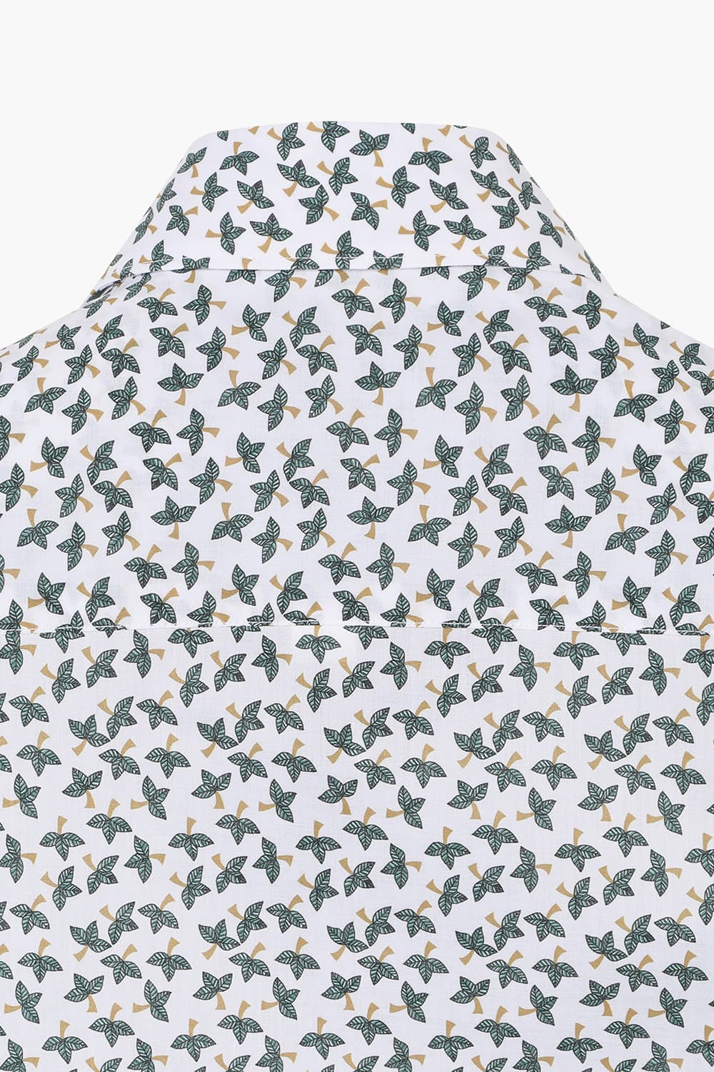 [LAST SIZE] 모티브 프린트 배색 131 비즈니스 셔츠 그린