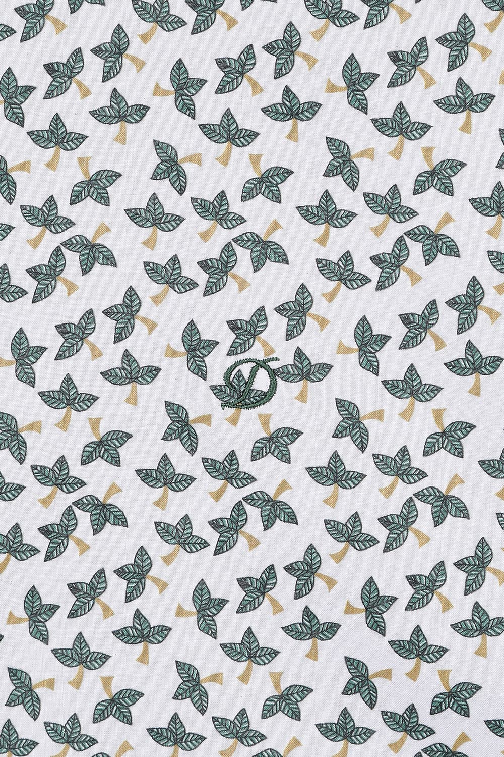 [LAST SIZE] 모티브 프린트 배색 131 비즈니스 셔츠 그린