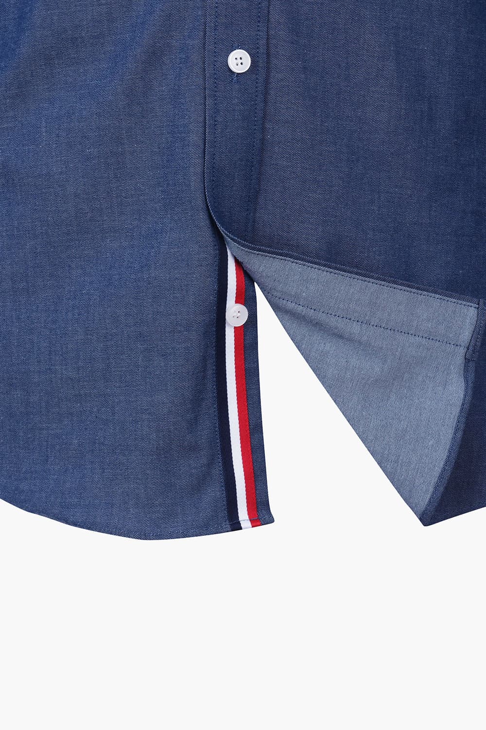 [LAST SIZE] 데님 라이크 히든 트리콜로르 965 컴포터블 셔츠 네이비