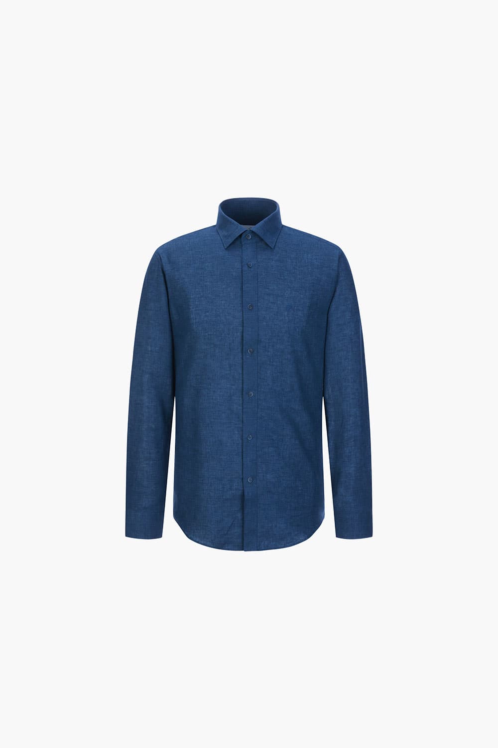 [LAST SIZE] 린넨 히든 트리콜로르 961 컴포터블 셔츠 네이비