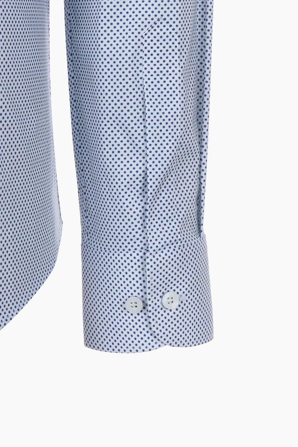 [LAST SIZE] 스트레치 도트 프린트 957 컴포터블 셔츠 화이트