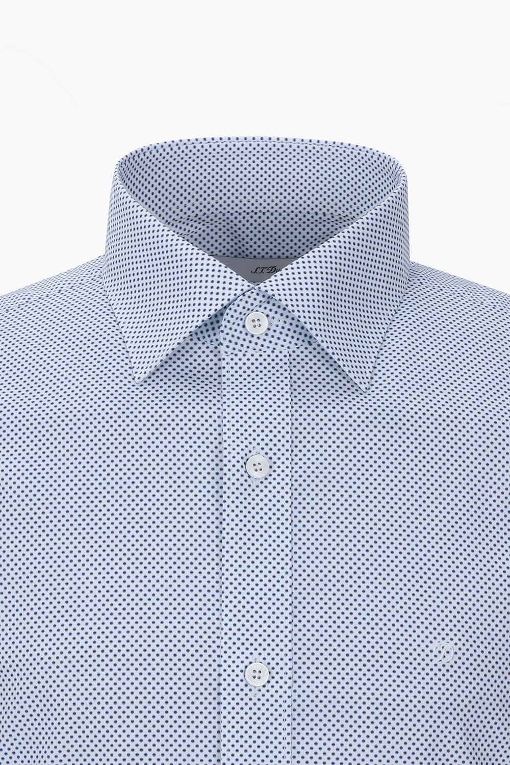 [LAST SIZE] 스트레치 도트 프린트 957 컴포터블 셔츠 화이트