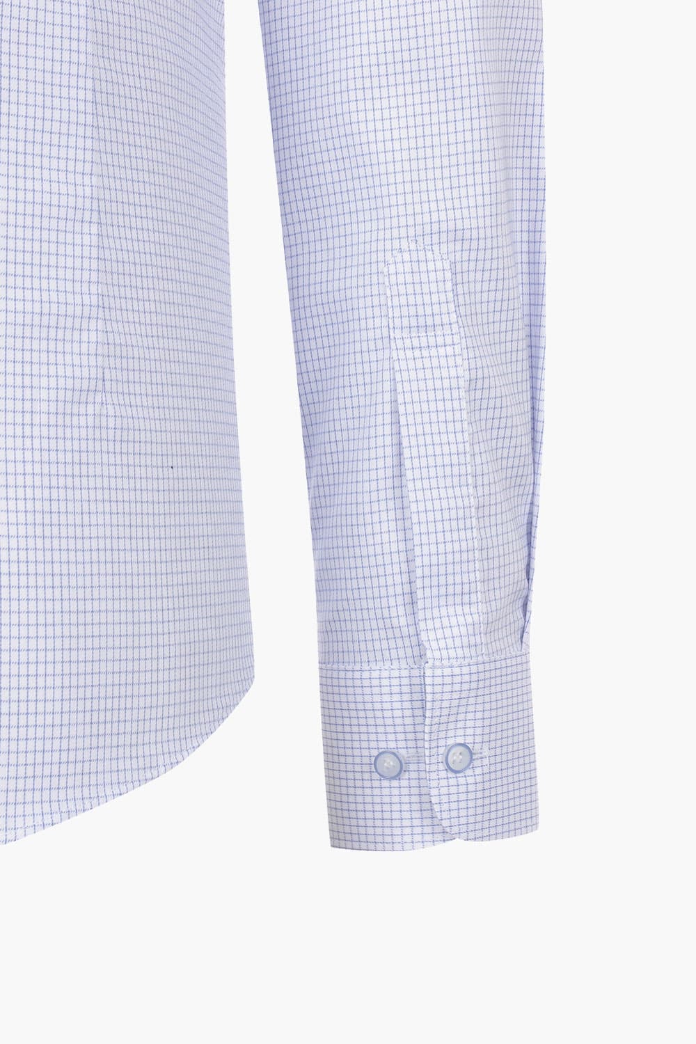 [LAST SIZE] 스트레치 미니 체크 956 컴포터블 셔츠 블루