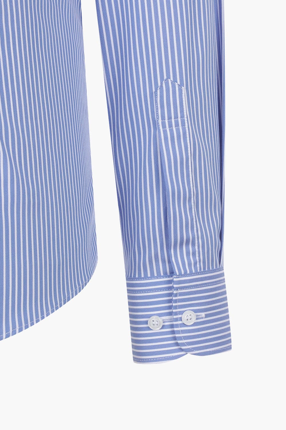 [LAST SIZE] 스트레치 스트라이프 955 컴포터블 셔츠 블루