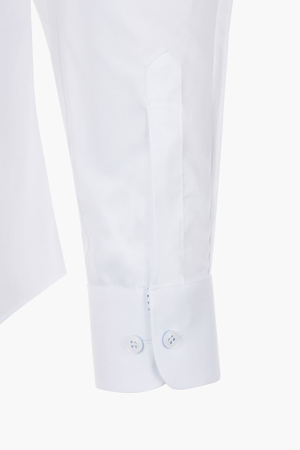 [LAST SIZE] 스트레치 프린트 배색 953 컴포터블 셔츠 화이트