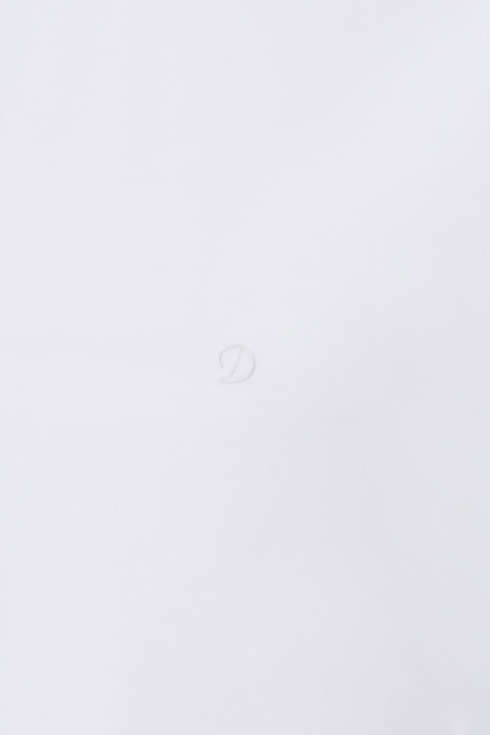 [LAST SIZE] 스트레치 프린트 배색 953 컴포터블 셔츠 화이트