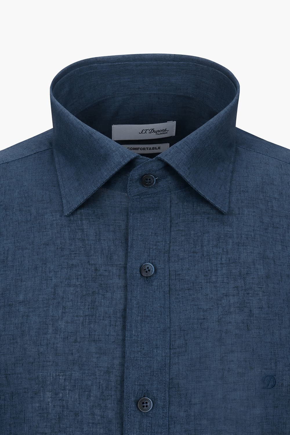 [LAST SIZE] 린넨 솔리드 763 컴포터블 셔츠 네이비