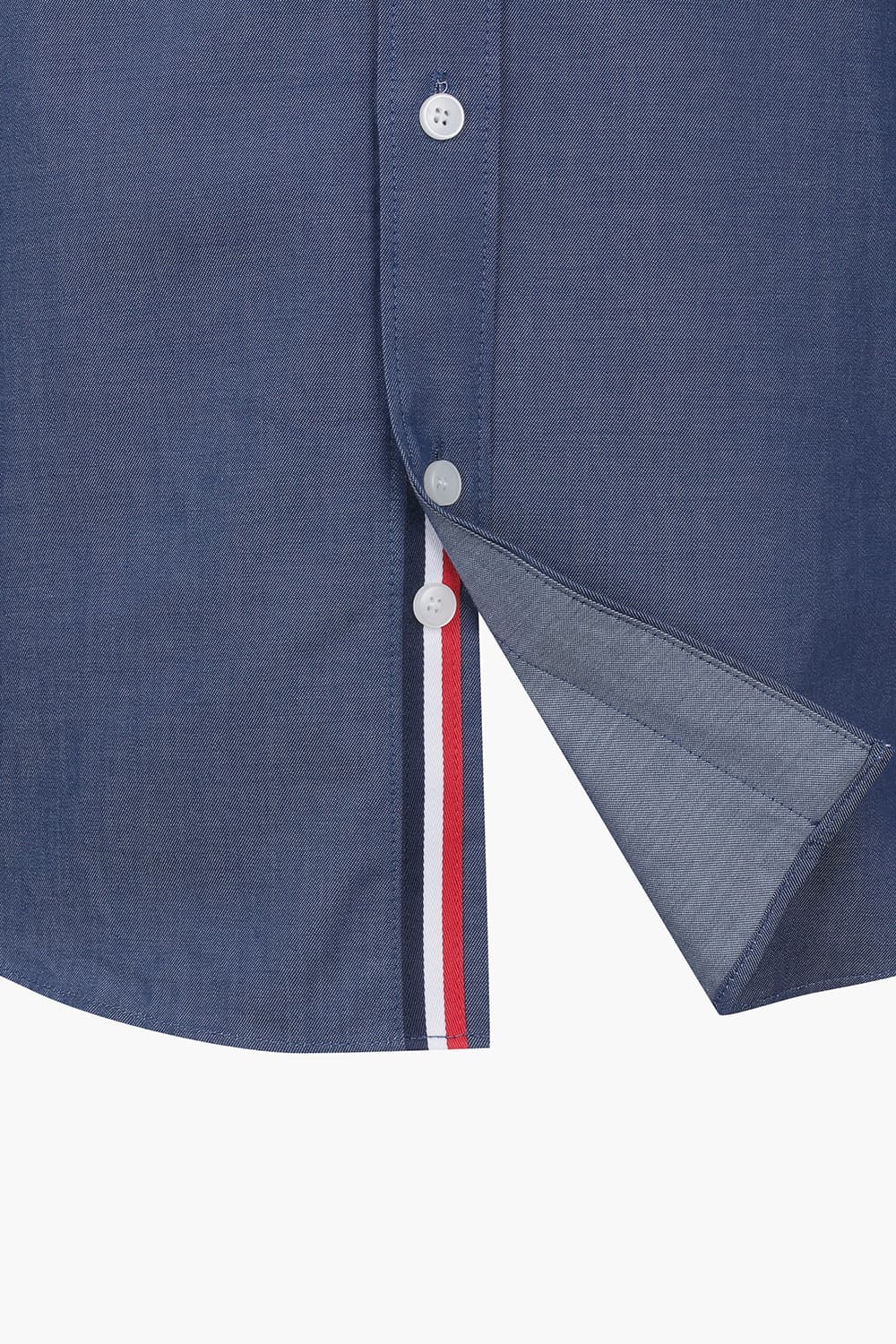 [LAST SIZE] 데님 라이크 히든 트리콜로르 954 컴포터블 셔츠 네이비