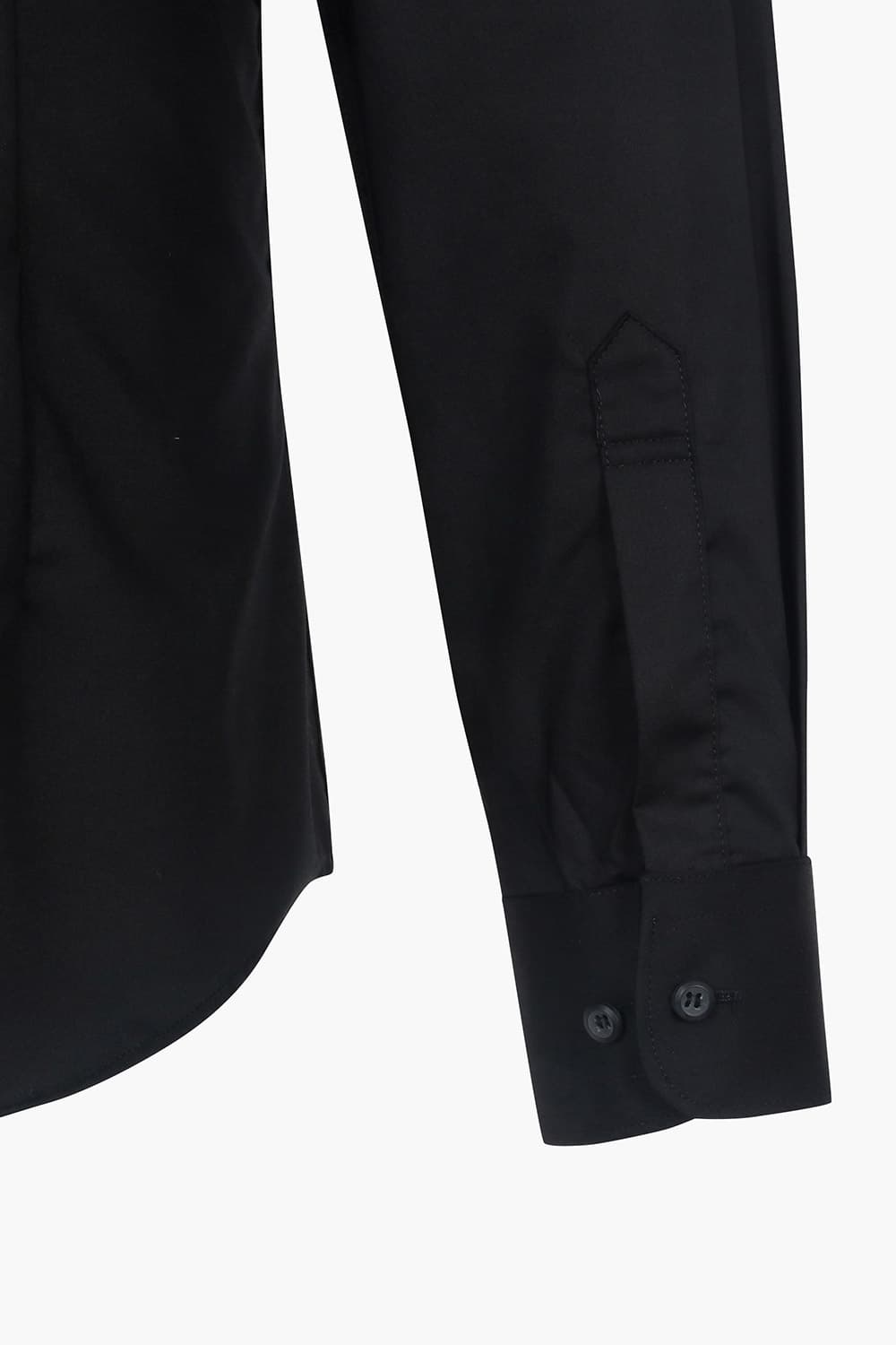 [LAST SIZE] 스트레치 솔리드 765 컴포터블 셔츠 블랙