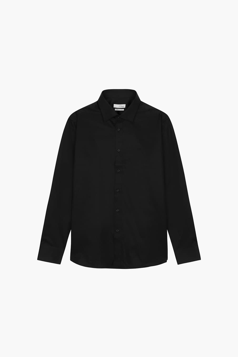 [LAST SIZE] 순면 솔리드 754 컴포터블 셔츠 블랙