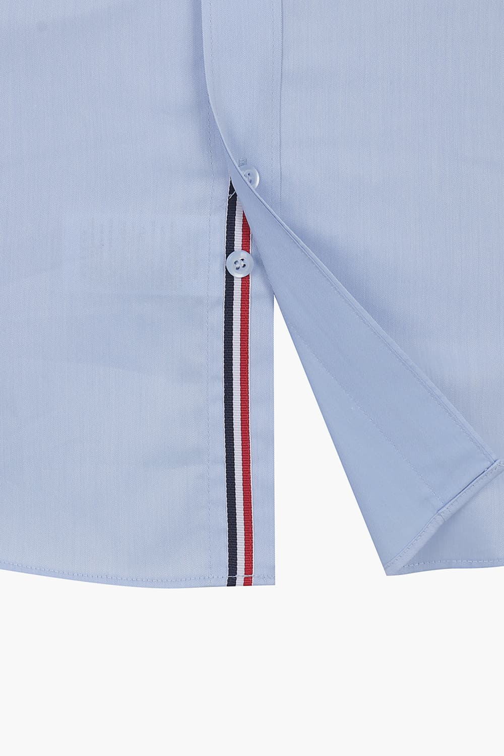 [LAST SIZE] 히든 트리콜로르 컴포터블 긴팔셔츠 블루