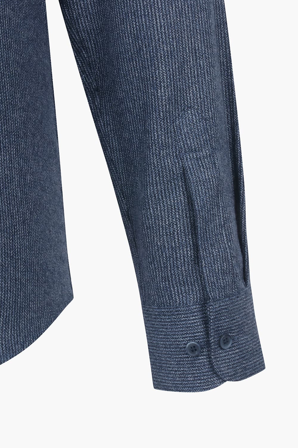 [LAST SIZE] 스트라이프 기모 782 컴포터블 셔츠 블루