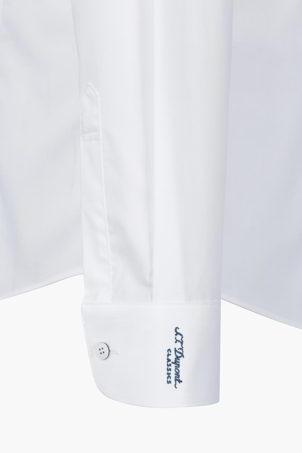 [LAST SIZE] 스트레치 배색 포인트 755 컴포터블 셔츠 화이트