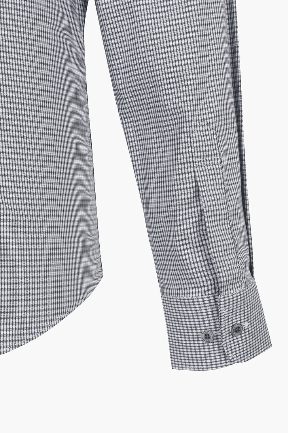 [LAST SIZE] 스트레치 미니체크 327 컴포터블 셔츠 다크그레이