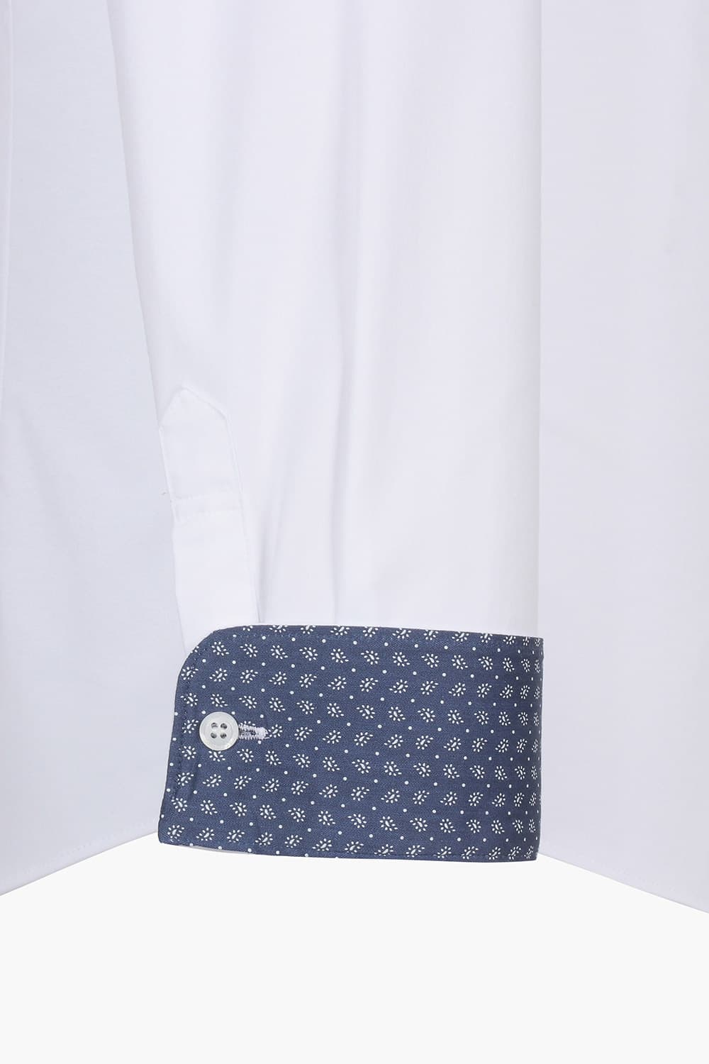 [LAST SIZE] 스트레치 배색 364 컴포터블 셔츠 화이트