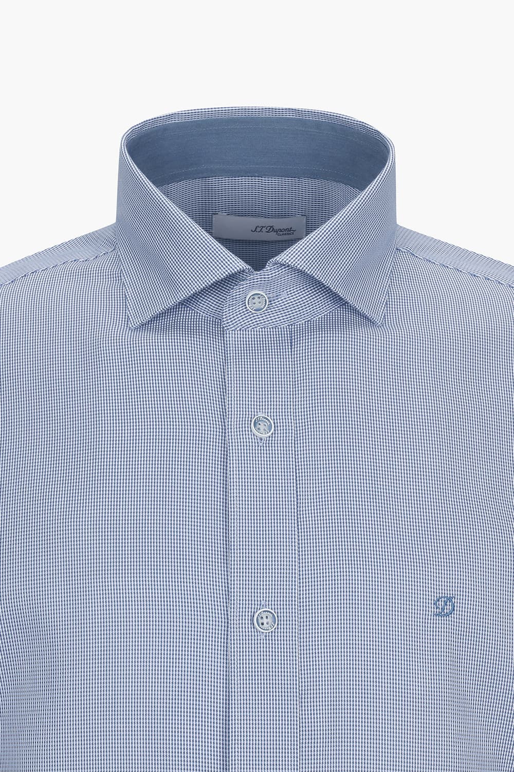 [LAST SIZE] 텐셀 혼방 도비 배색 314 컴포터블 셔츠 블루