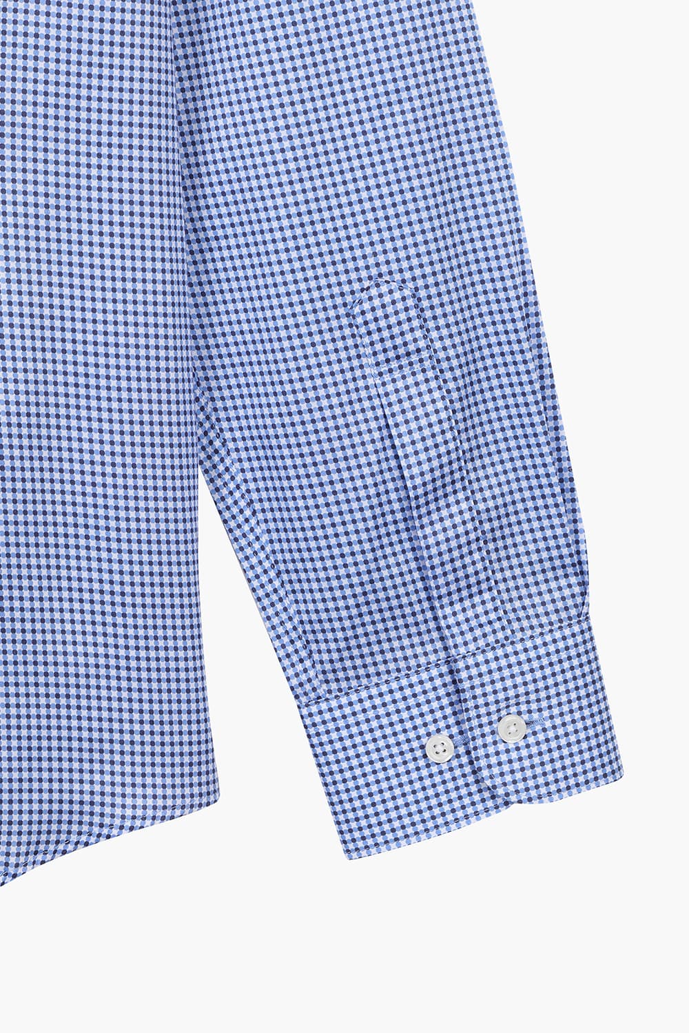 [LAST SIZE] 도트 모티브 프린트 255 컴포터블 셔츠 블루