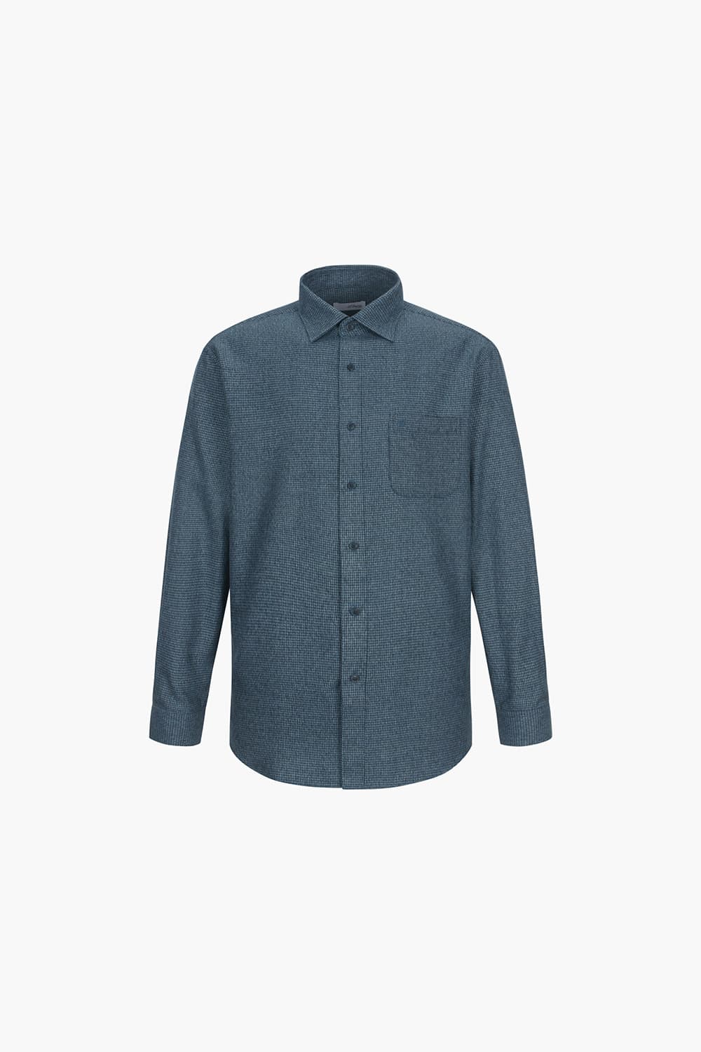 [LAST SIZE] 마이크로 하운드투스 체크 기모 732 비즈니스 셔츠 그린