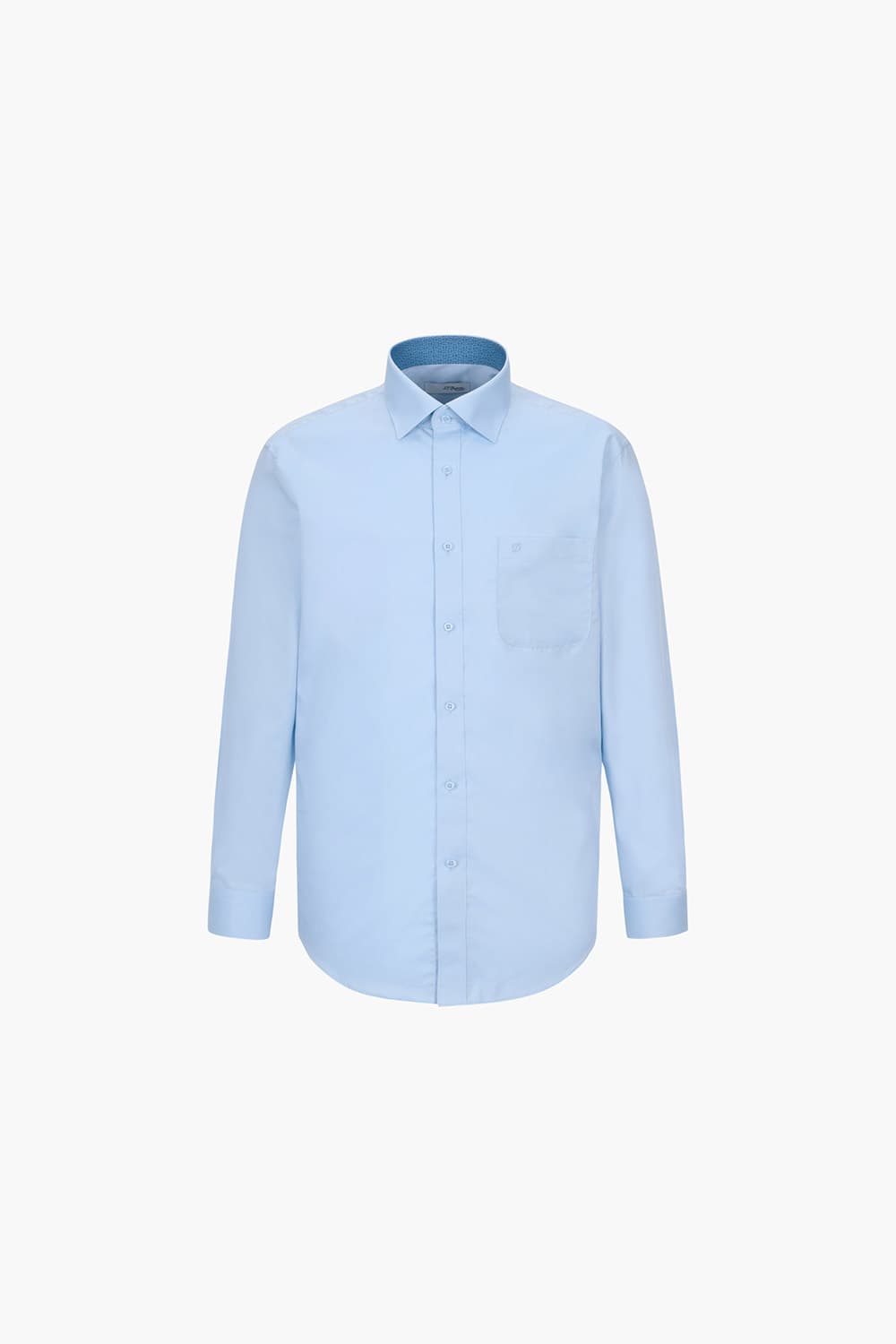 [LAST SIZE] 트윌 배색 포인트 162 비즈니스 셔츠 블루