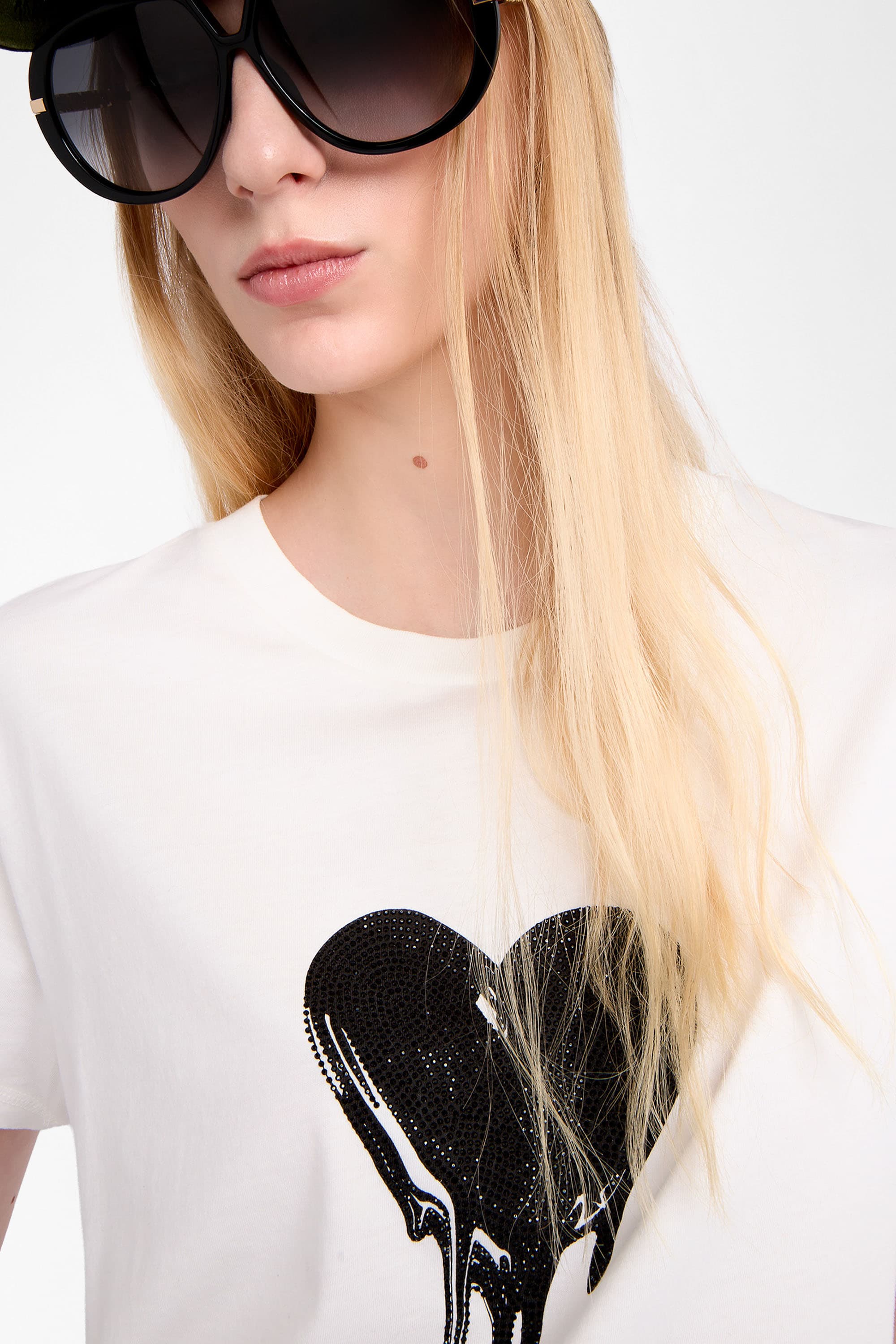 Walk Heart Strass T-Shirt