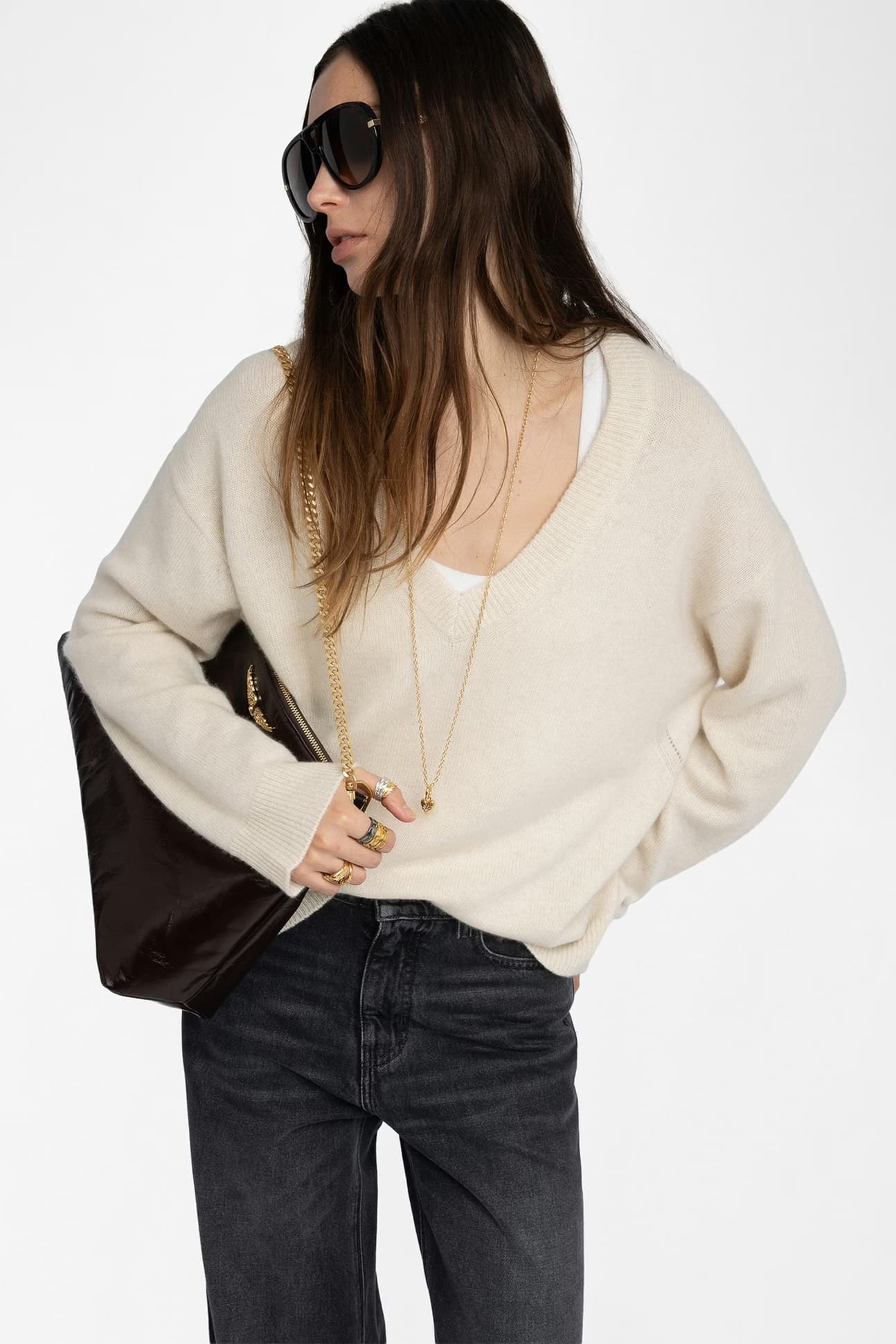 Mikyz Strass Cashmere Sweater