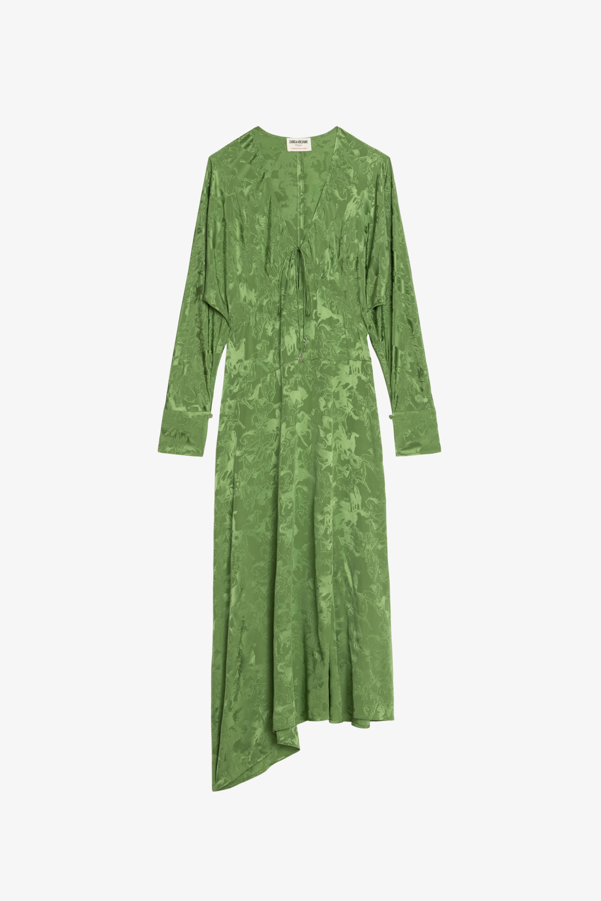 Rouna Horses Silk Dress