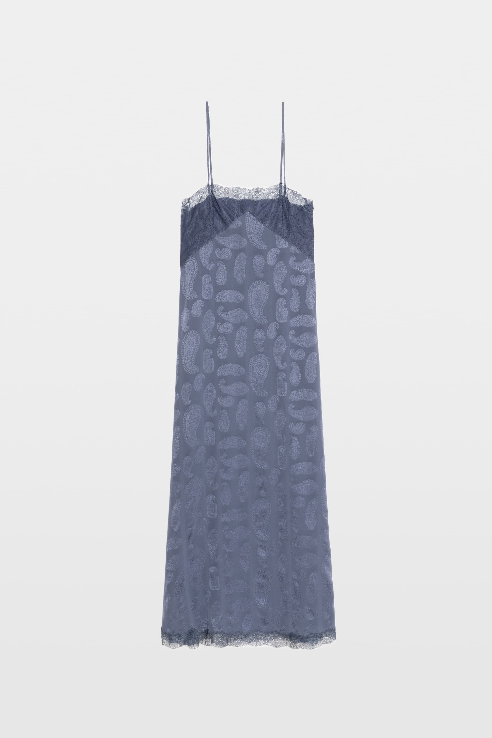 Ridar Paisley Silk Dress