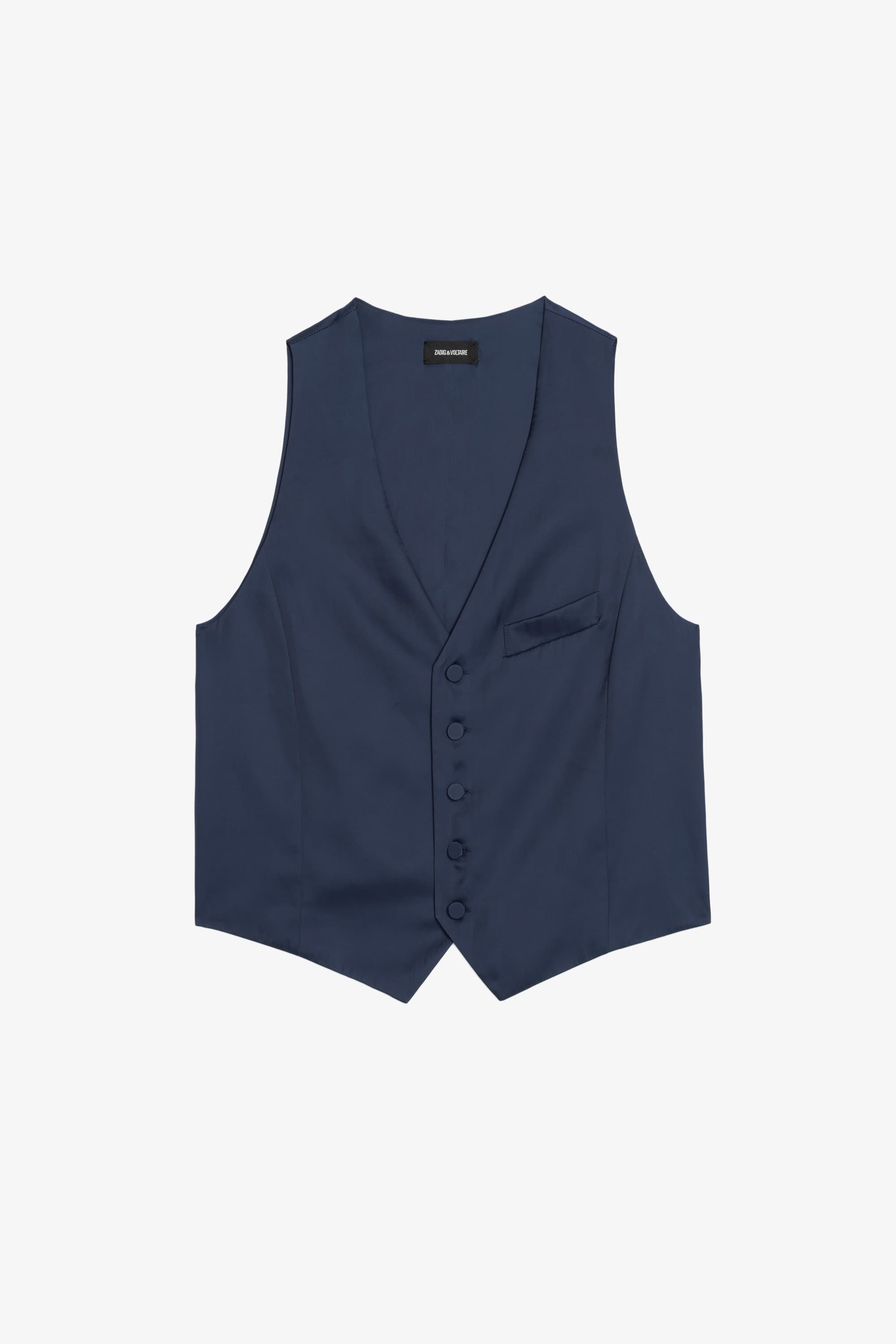 Emaux Satin Vest