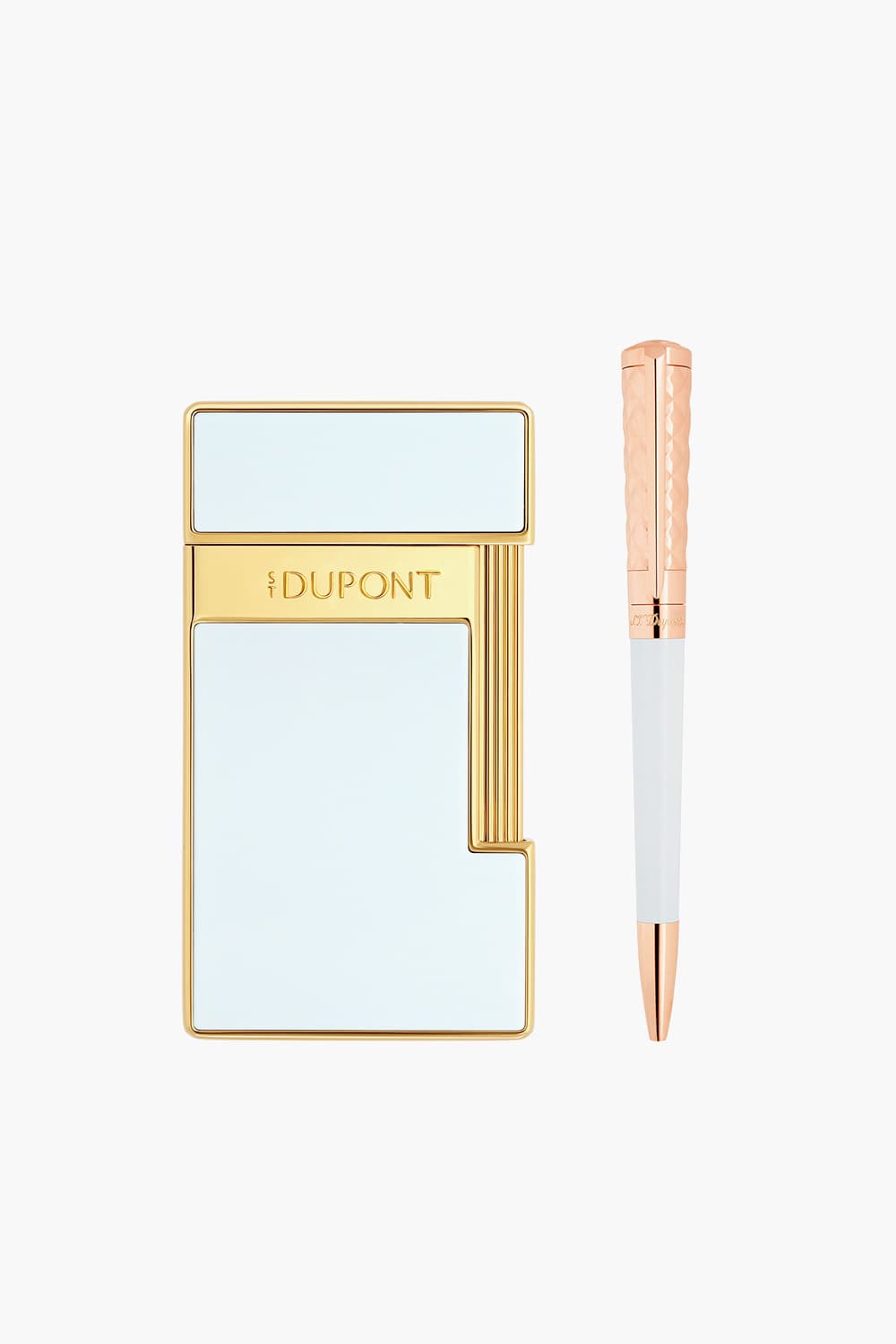 [Limited Set] 슬리미 화이트 래커/골든 &amp; 리베르떼 볼펜 SET