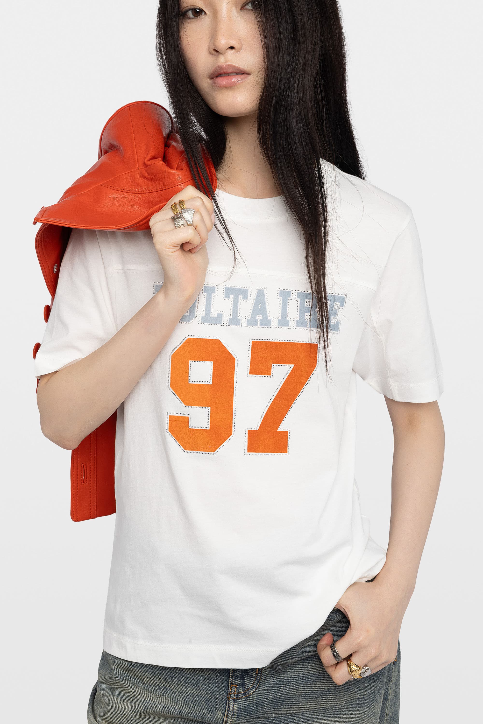 Boo Voltaire Strass T-Shirt