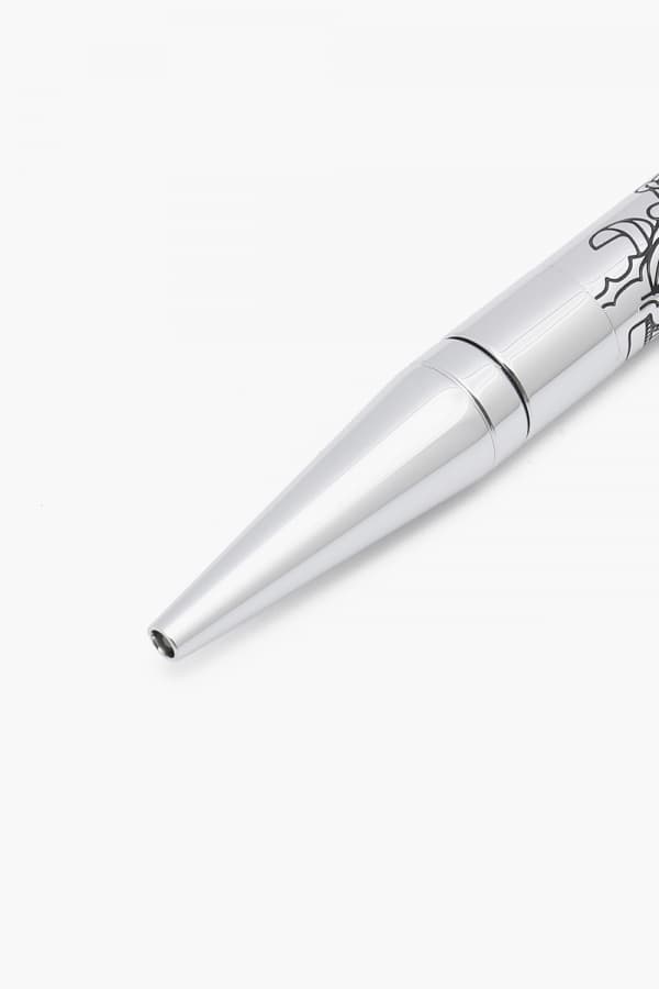 [온라인 단독] D이니셜 볼펜 타투 스컬로즈 실버 CB265225Z