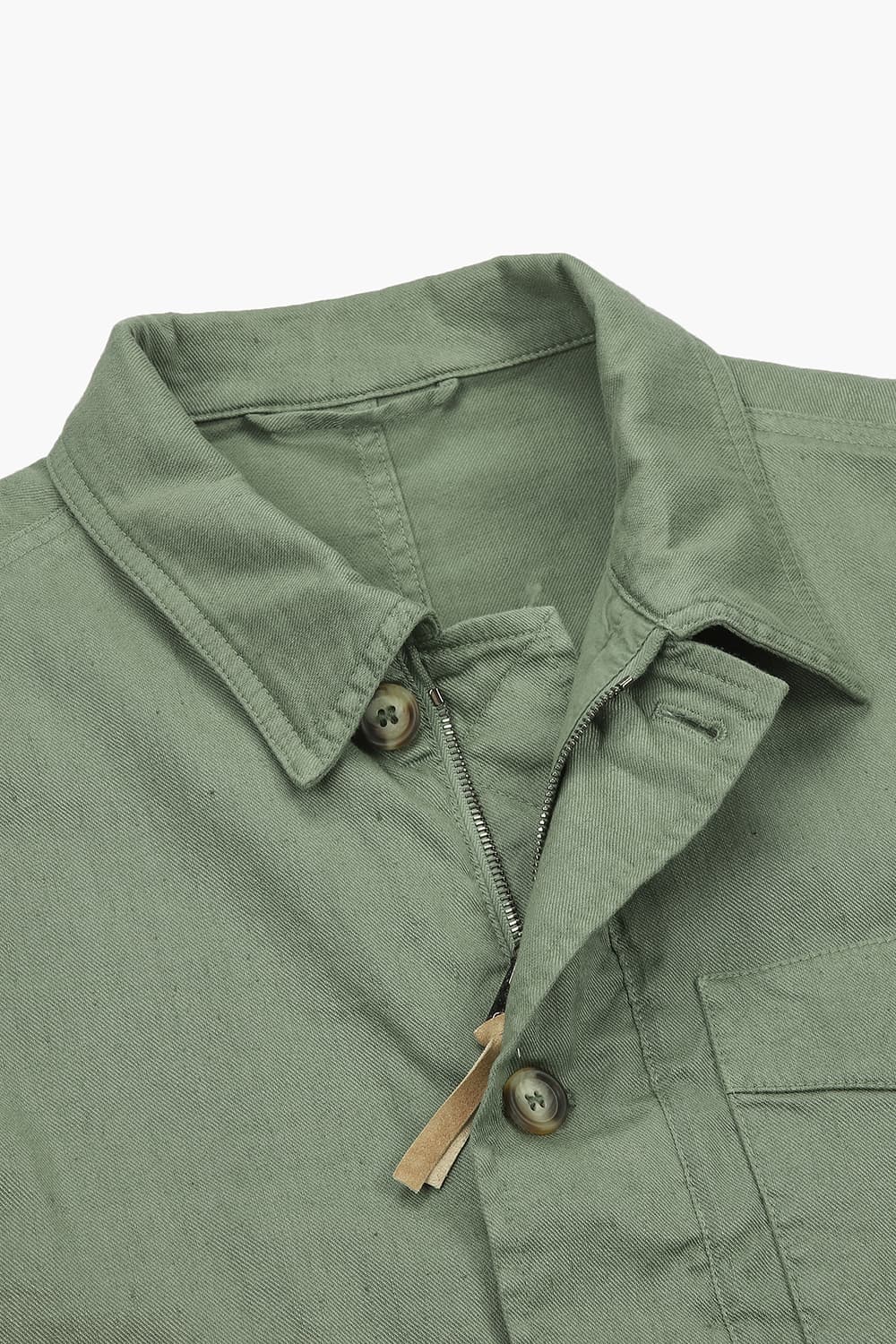 린넨믹스 CEZANNE 워크 자켓 카키 RE2SMBAOT104R77