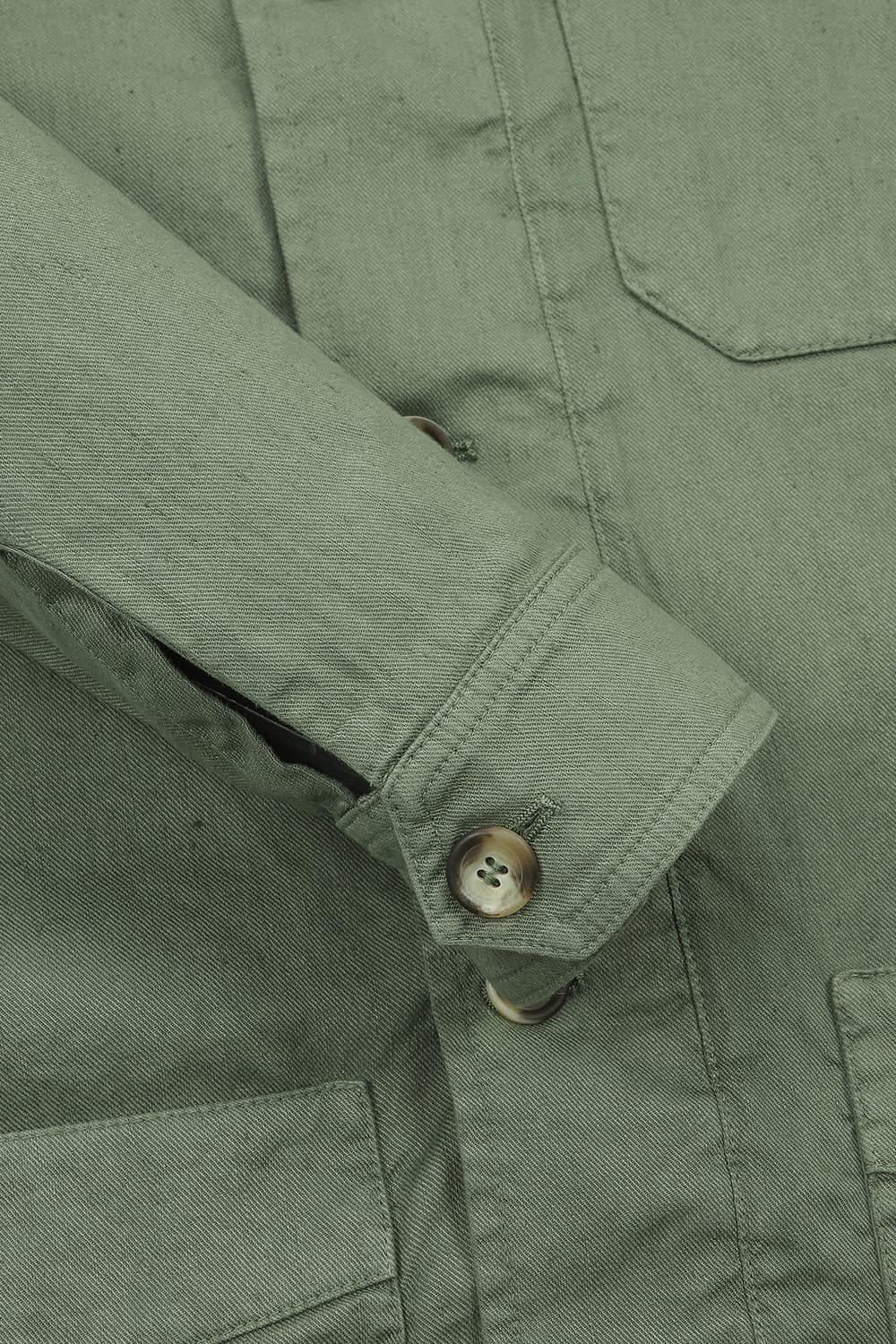 린넨믹스 CEZANNE 워크 자켓 카키 RE2SMBAOT104R77