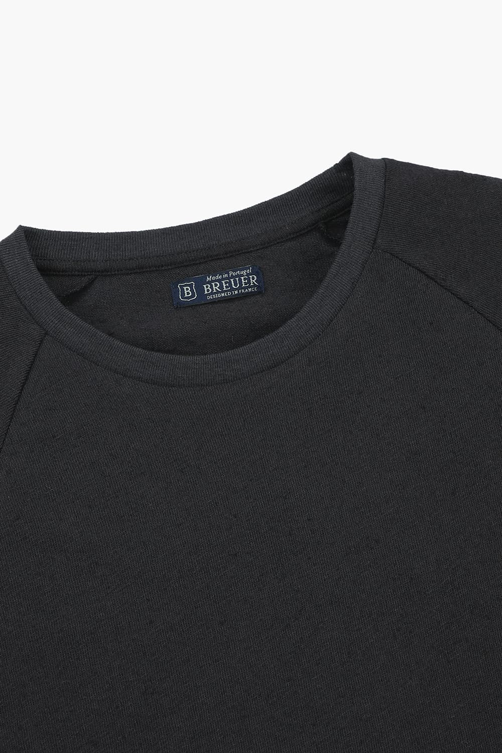 코튼 라운드 긴소매 래글런 티셔츠 네이비 RE2SMBAPO101R66