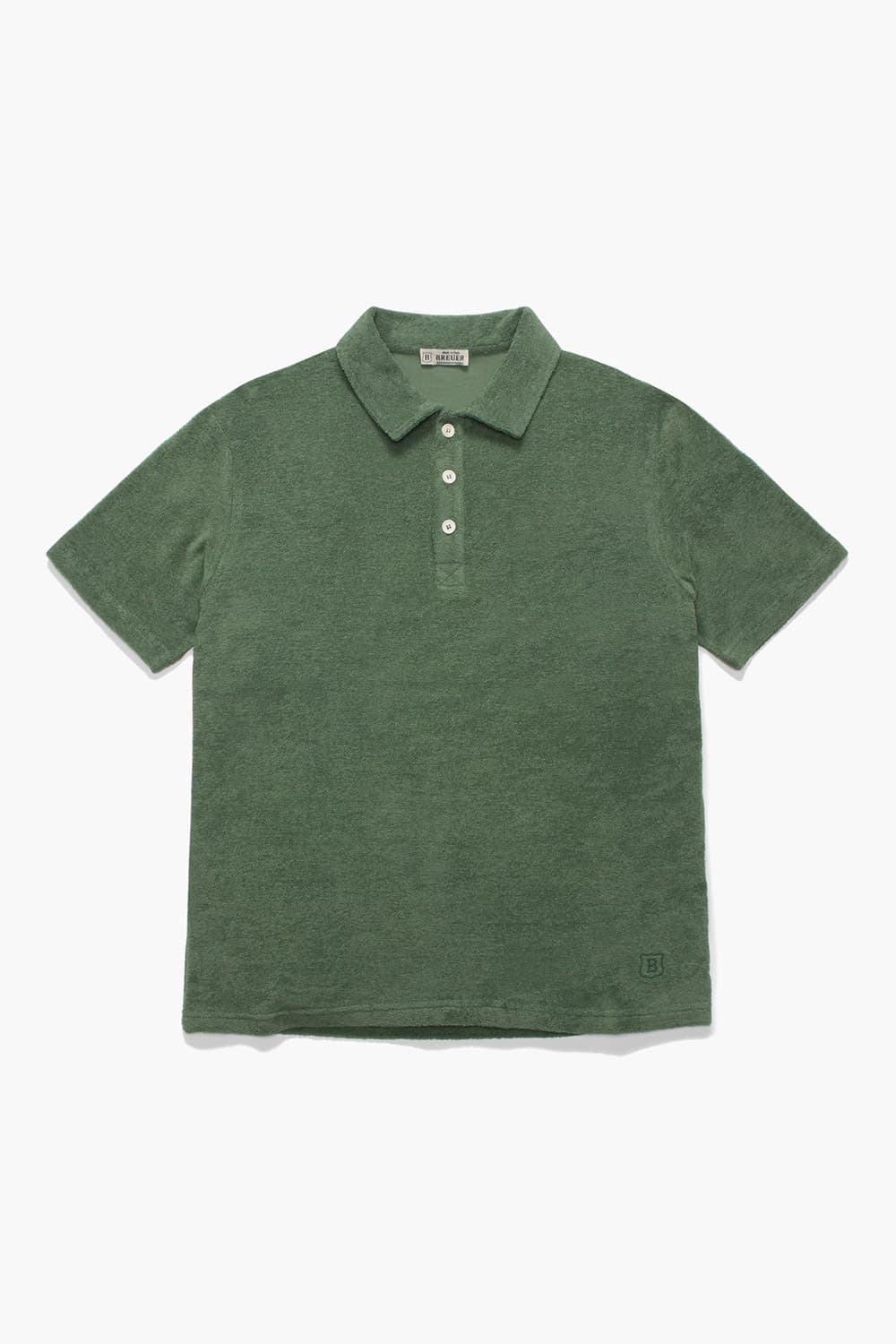 코튼 버튼 다운 반소매 티셔츠 BIJ230P360806