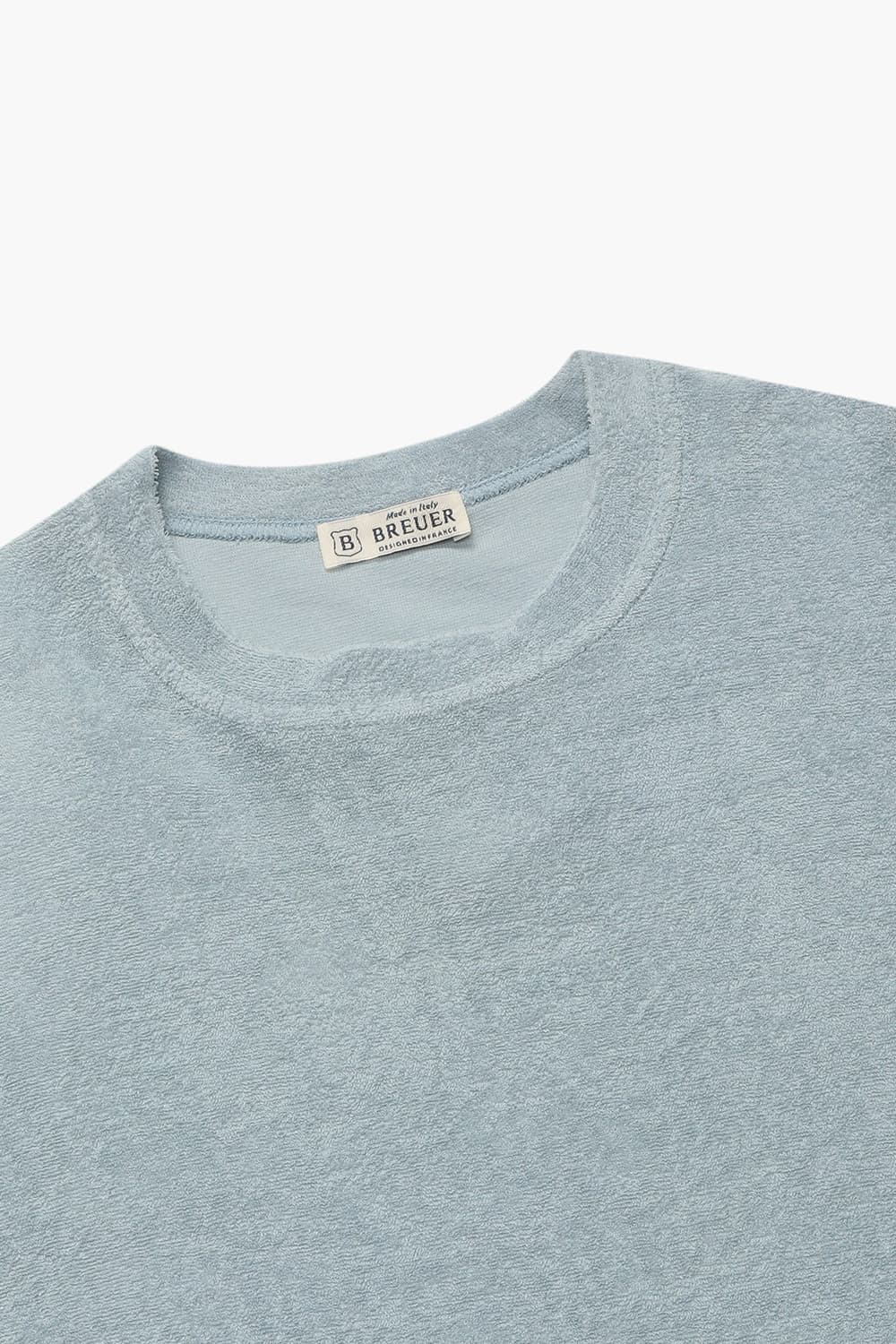 코튼 사이드 B 로고 반소매 티셔츠 BIJ231P360802