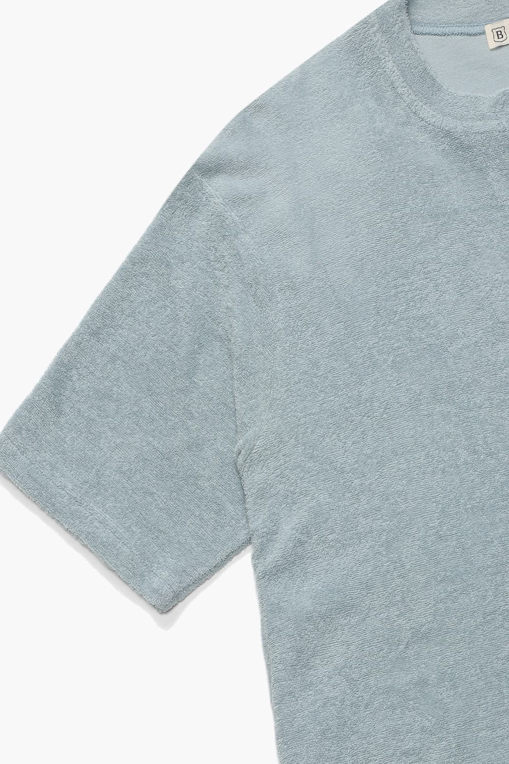 코튼 사이드 B 로고 반소매 티셔츠 BIJ231P360802