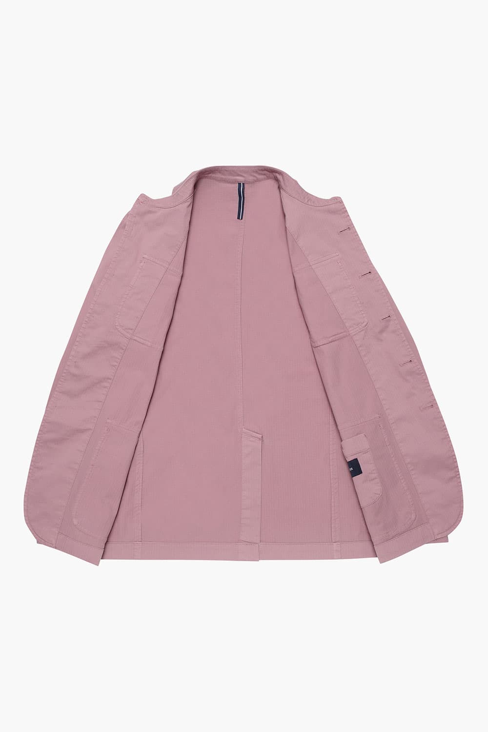 코튼 스트라이프패턴 사파리 자켓 핑크 RE3SMBAOT901R35