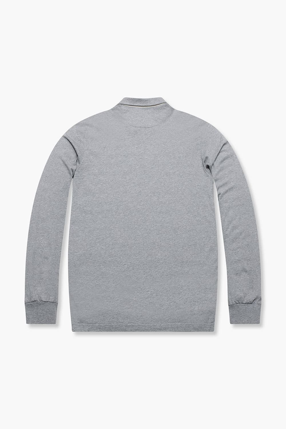 코튼 폴로 긴소매 멜란지 티셔츠 라이트 그레이 RE3SMBAPO102R93