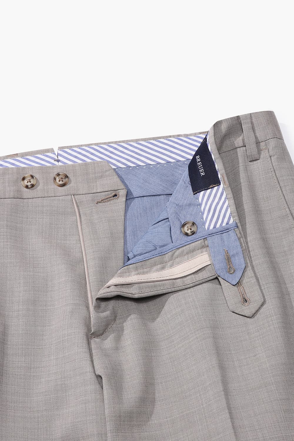 울 솔리드 팬츠 라이트 브라운 RE3SMBAPT801R80