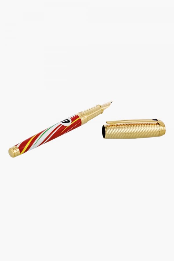 르망 24시 라인D 수성펜 멀티 레드 + 가죽케이스(레드) CQ410007L