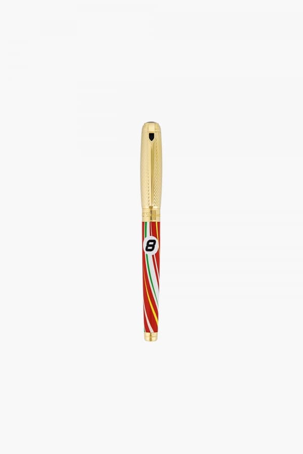 르망 24시 라인D 수성펜 멀티 레드 + 가죽케이스(레드) CQ410007L