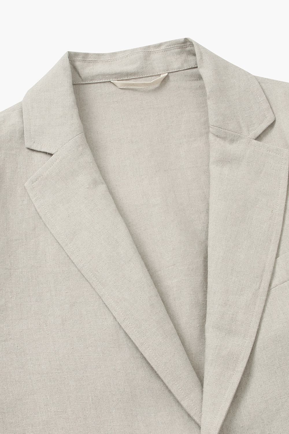 ESSENTIAL 린넨 002 라이트베이지 테일러드 자켓