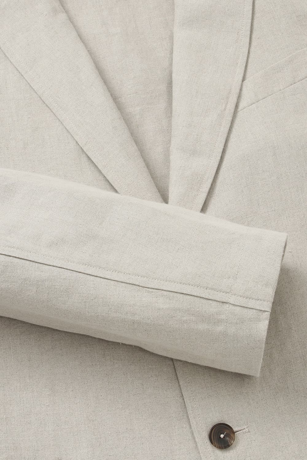 ESSENTIAL 린넨 002 라이트베이지 테일러드 자켓