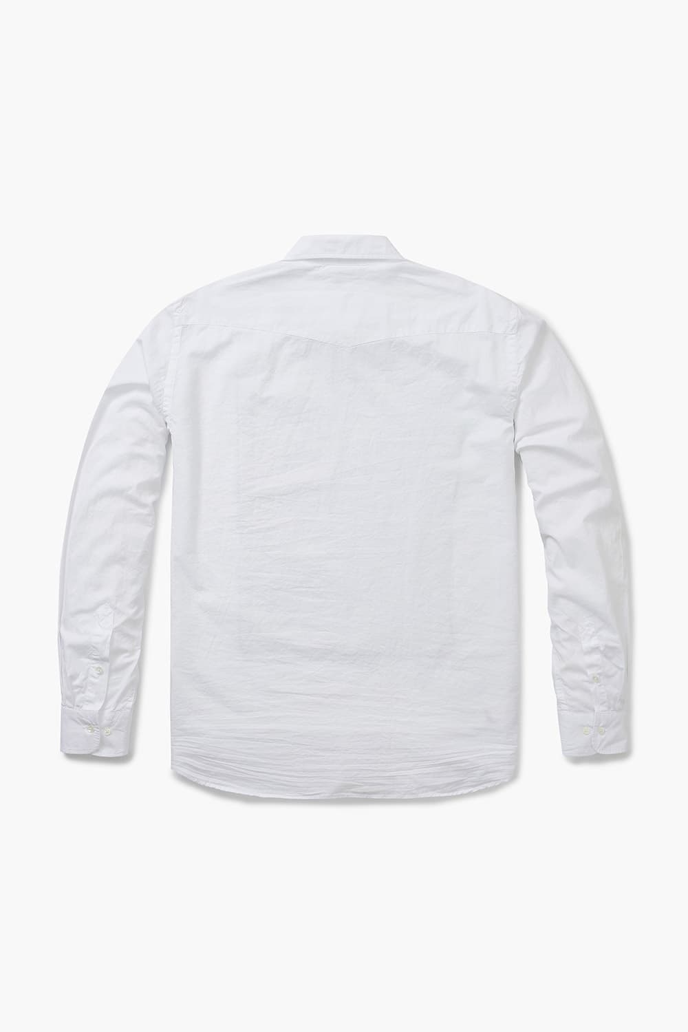 STORM 코튼 포켓 001 화이트 셔츠