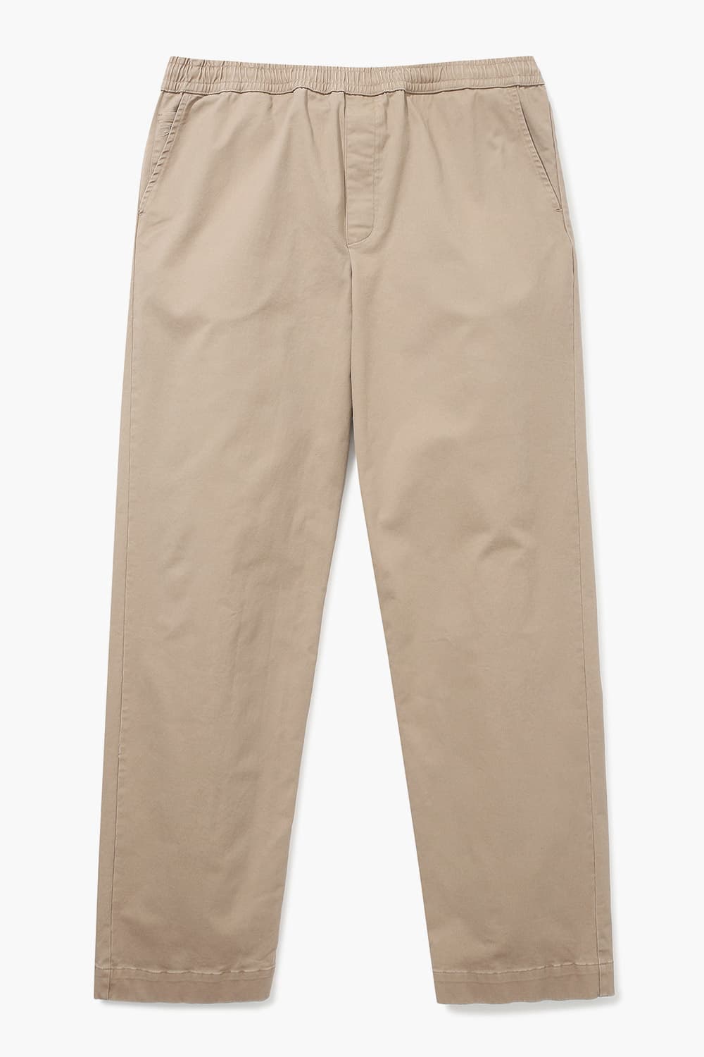 PASCAL 코튼 밴딩 와이드 002 베이지 캐주얼 팬츠